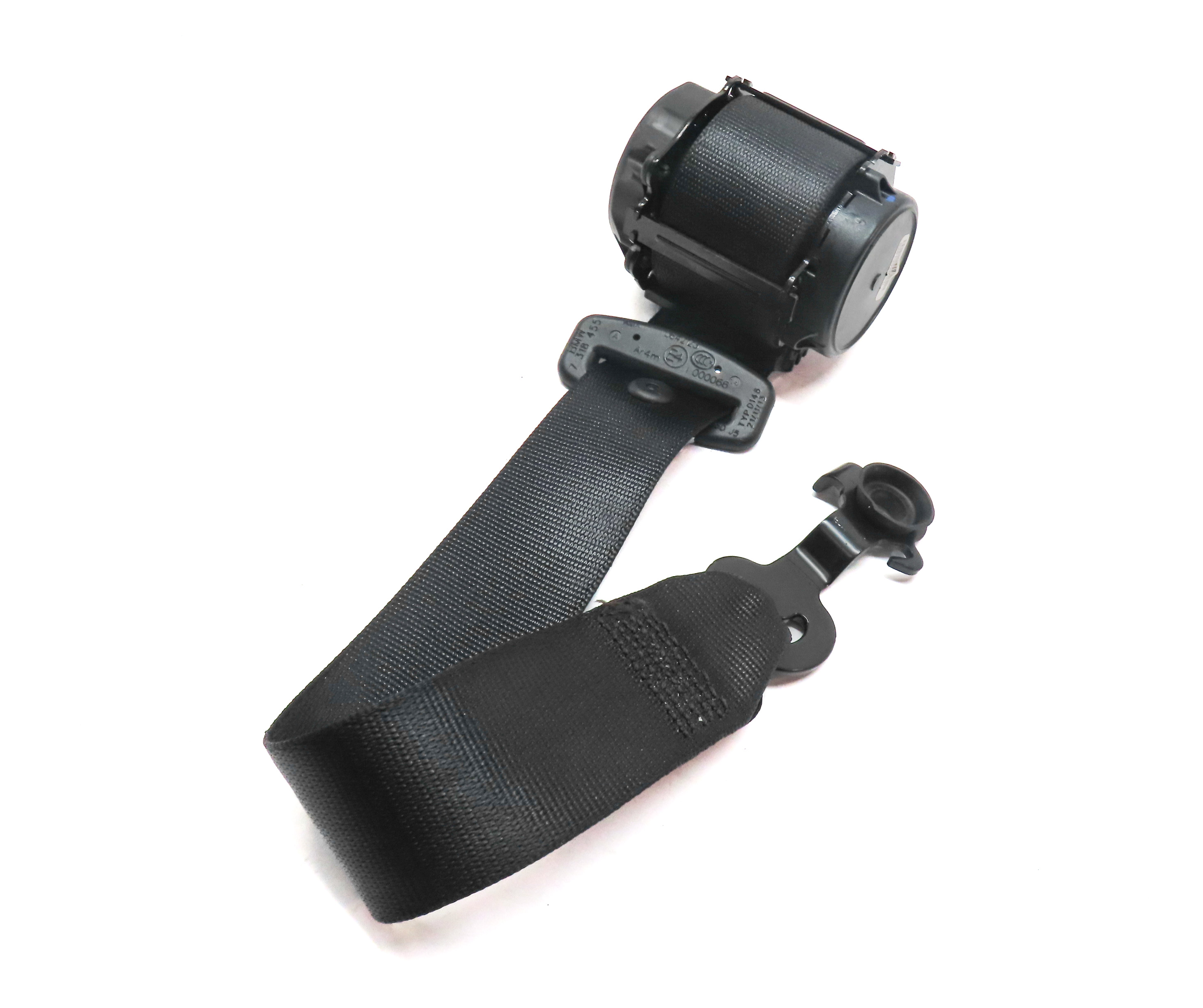 2014 BMW X5 (F15) REAR LEFT 3RD ROW SEATBELT SEAT BELT RETRACTOR (Black) — exact item pictured